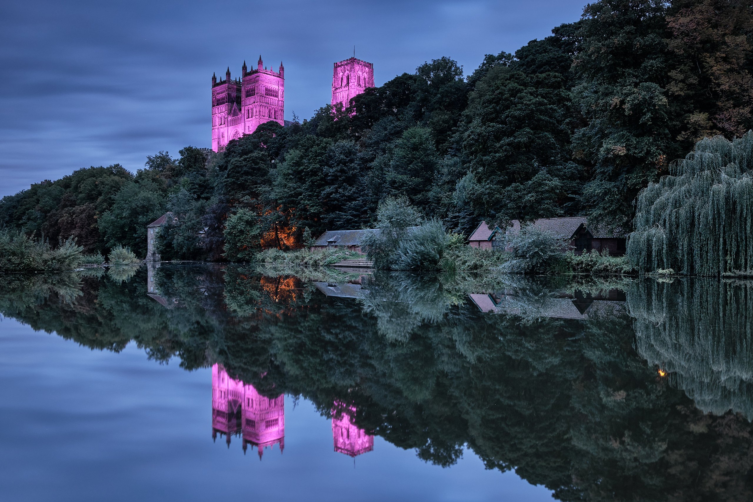 Durham Cathedral reflected in the River Wear