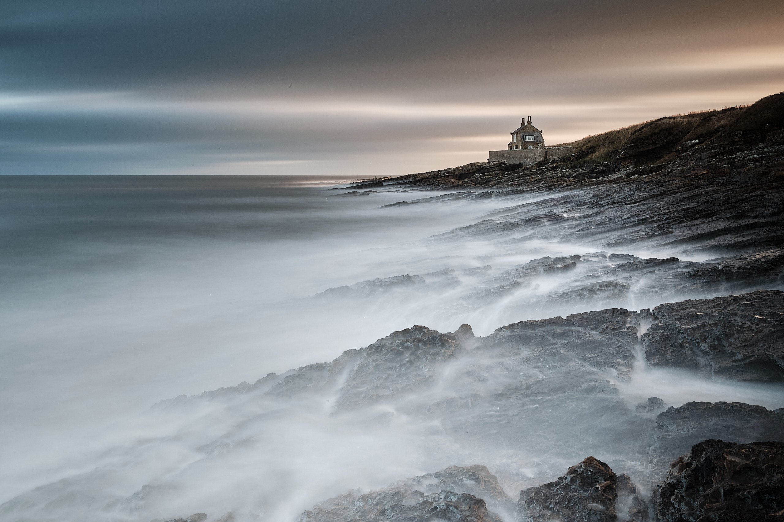 Howick Bathing House on the Northumberland coast