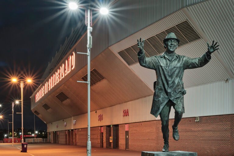 Bob Stokoe Statue outside the Stadium of Light, Sunderland - September, Sunderland Calendar 2027