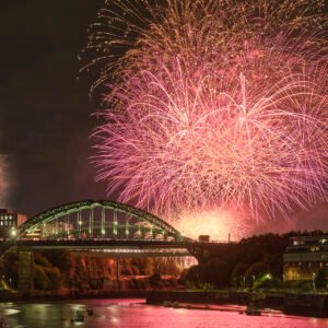 Fireworks over Wearmouth Bridge, Sunderland - November, Sunderland Calendar 2027